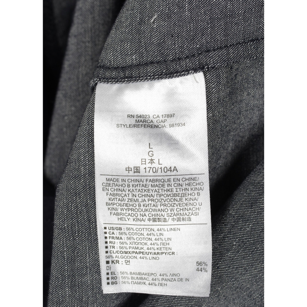 GAP Denim 2 Tones Tunic Dress Size L - Picture 4 of 5